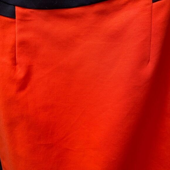 Worthington Color Block Pencil Skirt-Orange & Navy-Size 10 - Picture 3 of 10